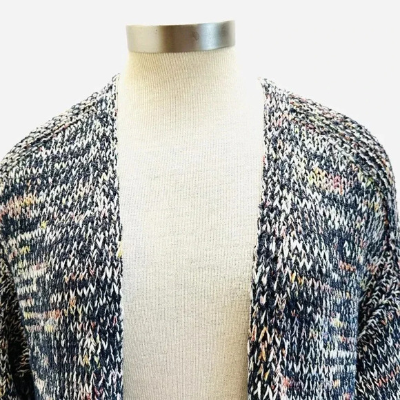 CASLON Women Long Sleeve Open Front Knit Multi-Colored Cardigan Sweater Size XS - Picture 2 of 12